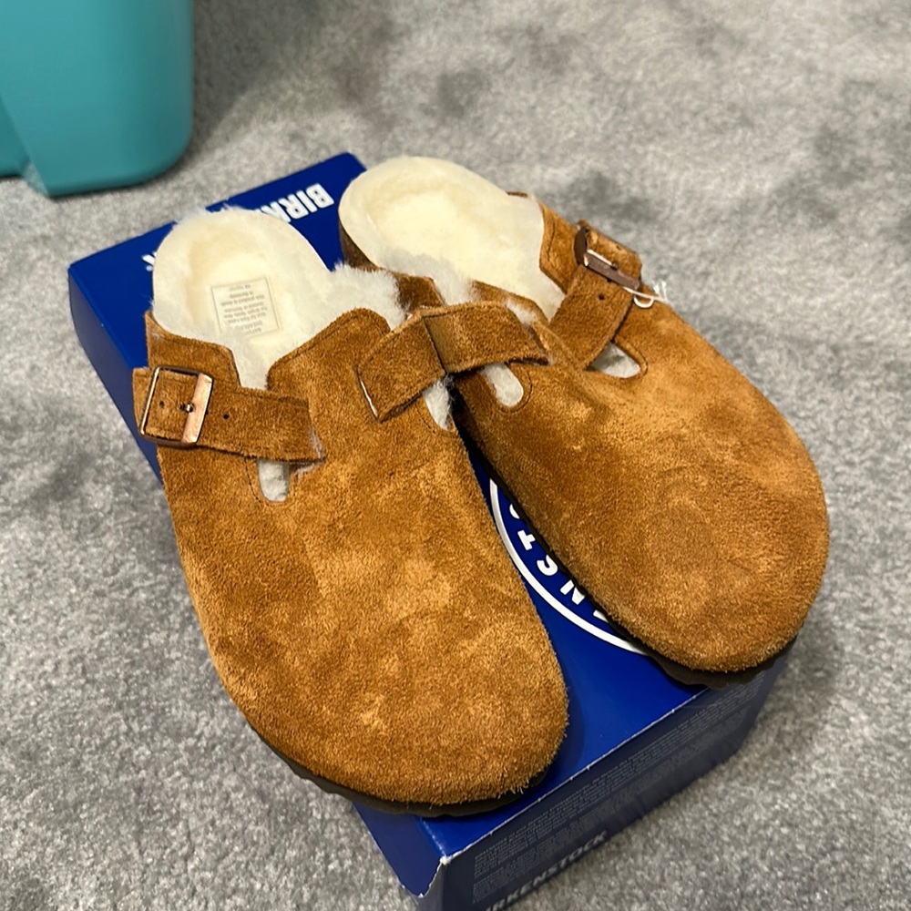 Birkenstock Boston/Shearling size 38
